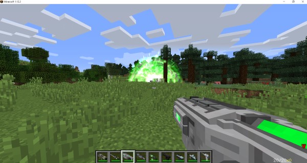 Java版マインクラフト Youtuberが使っている銃mod テックガン Techguns を紹介します