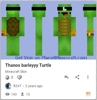 亀のスキン Thanos barleyyy Turtle